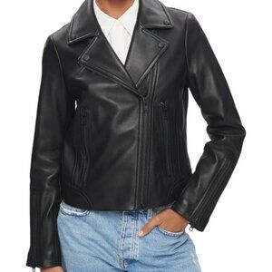 NEW DSTLD Leather Moto Jacket